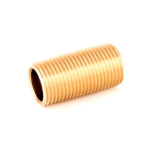 B-0230-K SUPPLY NIPPLE, UNPLATED BRASS