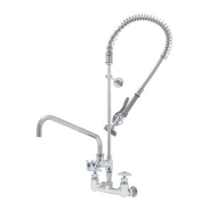BIG-FLO PRE-RINSE UNIT: 8" WALL MOUNT,