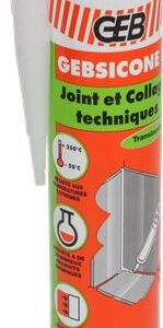 MASTICE SILICONE TRANSLUCIDO GEB 310 ml