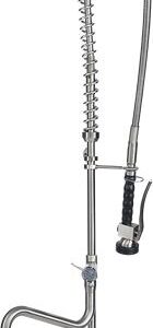 DOCCIA PRELAVAGGIO INOX 1140 mm C/RUB.