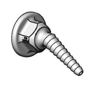 PLASTIC PANEL FLANGE & ANGLED SERRATED
