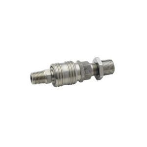 SS QUICK DISCONNECT, 3/8"NPT MALE X