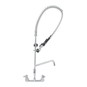 PRE-RINSE UNIT: 8" WALL MOUNT, LOW-FLOW