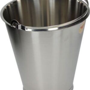 SECCHIO INOX CON BASE ø 325xh325 mm