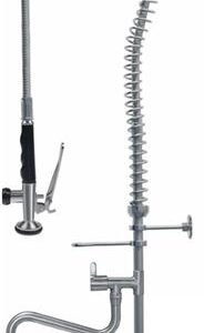 DOCCIA PRELAVAGGIO INOX 1140 mm C/RUB.