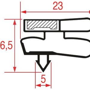 GUARNIZIONE AD INCASTRO 1725x745 mm