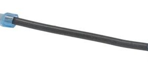 WIRE, JUMPER, 16AWG, BLK, 4IN L, 0.25IN