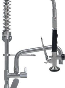 DOCCIA PRELAVAGGIO INOX 650 mm C/RUB.