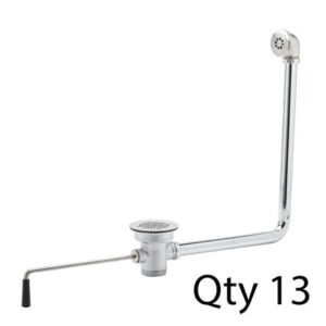 TWIST WASTE DRAINS, 3-1/2" X 2" W/