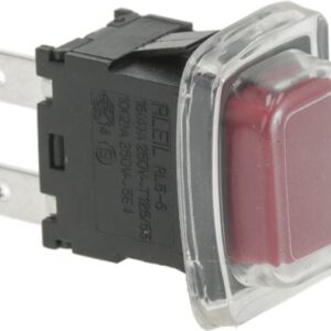 INTERRUTTORE UNIPOLARE ROSSO 16A 250V