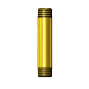 NIPPLE, 1/2" NPT X 4" LONG (UNPLATED)