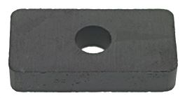 MAGNETE RETTANGOLARE FORATO 24x12x5 mm