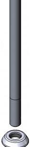 B-1210-12 GLASS FILLER PEDESTAL & FLANGE