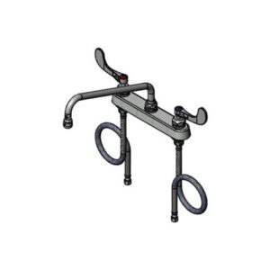 8" DECK MOUNT WORKBOARD FAUCET, 12"