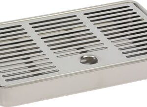 RACCOGLIGOCCE INOX 220x150xh30 mm