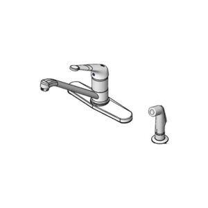 SINGLE LEVER, SIDESPRAY, 6" HANDLE, 9"