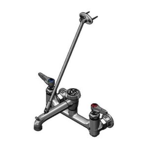 SERVICE SINK FAUCET, 8" WALL MOUNT,