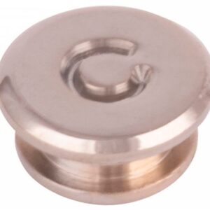DECOR HANDLE INSERT - COLD "C" CHROME PL
