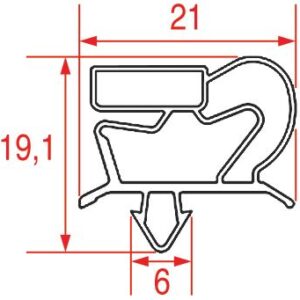 GUARNIZIONE A INC.835x707 mm