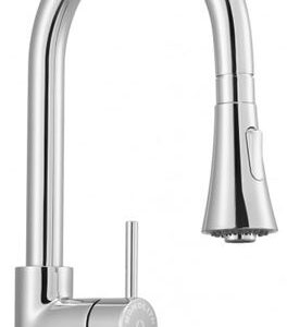 MISCELATORE MONOFORO 370mm CON DOCCIA ES