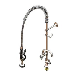 PRE-RINSE UNIT: SINGLE HOLE, 6" ADD-ON