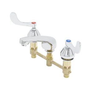CONCEALED WIDESPREAD FAUCET, 8" CENTERS,