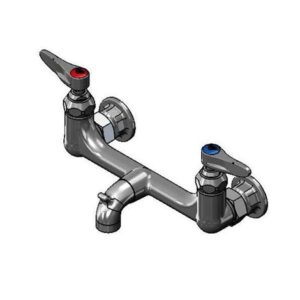 SERVICE SINK FAUCET, WALL MOUNT, 8"