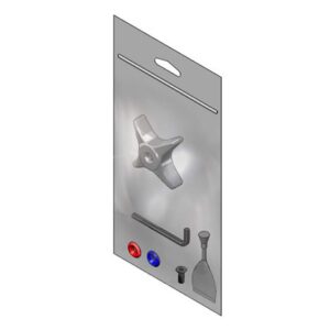 VANDAL-RESISTANT 4-ARM HANDLE KIT
