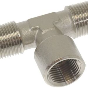 RACCORDO A "T" ø 3/8"M-3/8"F-3/8"M