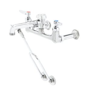 SERVICE SINK FAUCET, WALL MOUNT, 8"