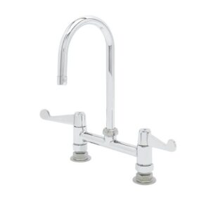 8" DECK MOUNT FAUCET, 5-1/2" SWIVEL