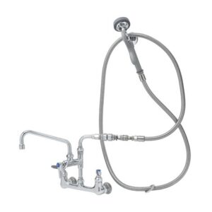 SPRAY ASSEMBLY, WALL MOUNT BASE, 8"
