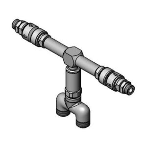 Y FITTING & VB SWIVEL TEE W/ (2) VACUUM