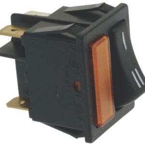 INTERRUTTORE BIPOLARE NERO 16A 250V