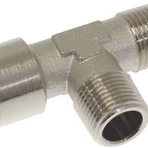 RACCORDO A "T" ø 3/8"M-3/8"M-3/8"F