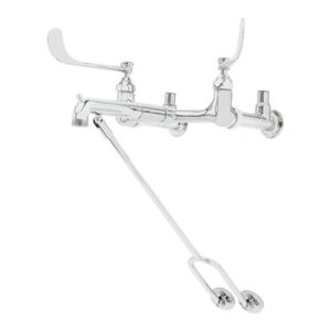 SERVICE SINK FAUCET, 8" WALL MOUNT, WALL