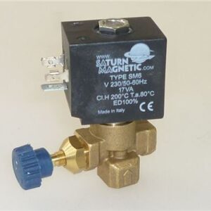 ELETTROVALVOLA 1/4"FF CON REGOLATORE