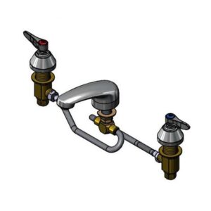 CONCEALED WIDESPREAD FAUCET, CAST SPOUT,