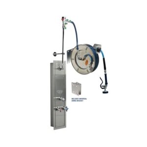 35' STAINLESS STEEL OPEN HOSE REEL W/