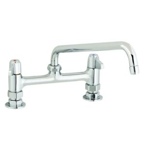 8" DECK MOUNT FAUCET, 8" SWING NOZZLE,
