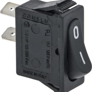 INTERRUTTORE UNIPOLARE NERO 16A 250V