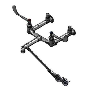SERVICE SINK FAUCET, WALL MOUNT, 8"