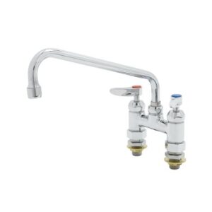 4" DOUBLE PANTRY BASE FAUCET, SWIVEL