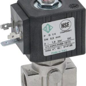 ELETTROVALVOLA ODE 2 VIE ø 1/4" 24VDC