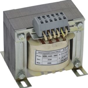 Transformador 1N 200W 440V/230V