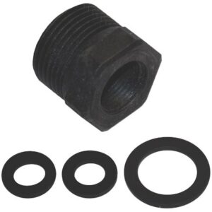 RACCORDO FILETTATO NIPPLES PLASTICA 3/4"M-3/8"F