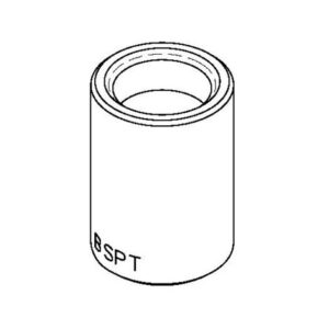 ADAPTER, 1/2" NPT FEMALE X 1/2" BSPT