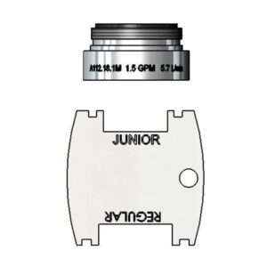 1.5 GPM VR AERATOR, 15/16-27UN MALE