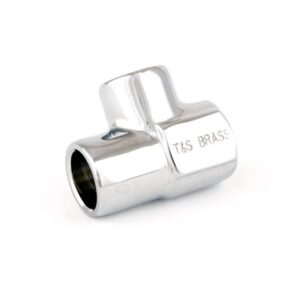 SWIVEL TEE, CHROME PLATED