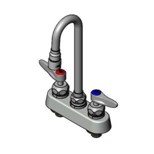 WORKBOARD FAUCET, 4" DECK MOUNT,